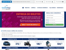 Tablet Screenshot of consorciosaga.com.br